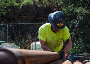 NAVFAC establishes groundwater monitoring wells