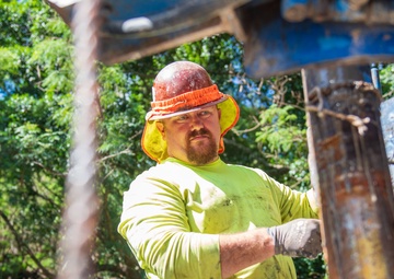 NAVFAC establishes groundwater monitoring wells