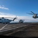 USS Arlington conducts flight operations with Royal Marines