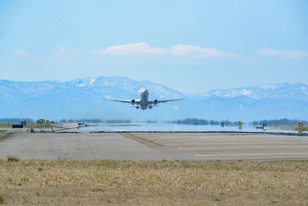 VP-8 P-8A Takes Off FRom Misawa AFB