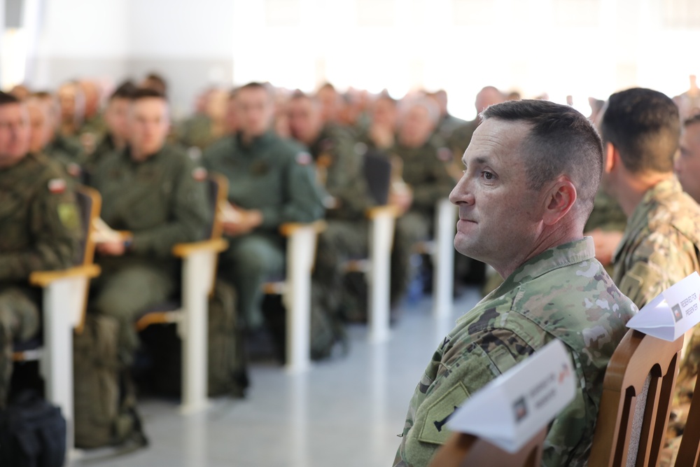 U.S. and Polish Generals Open Abrams Operation Summit Leadership Training
