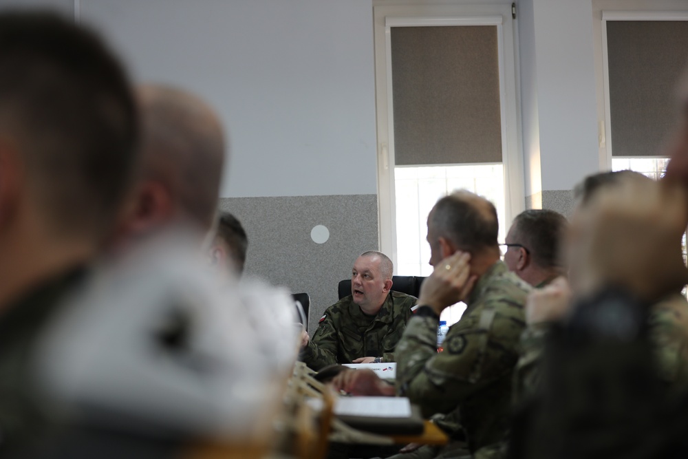 U.S. and Polish Generals Open Abrams Operation Summit Leadership Training