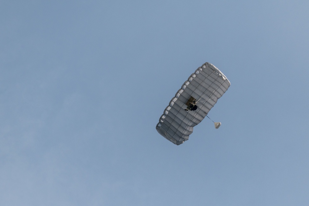 Belgian Paratroopers Training on Chièvres AB