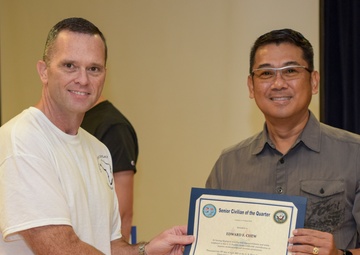 NSF Diego Garcia Awards at Quarters - April