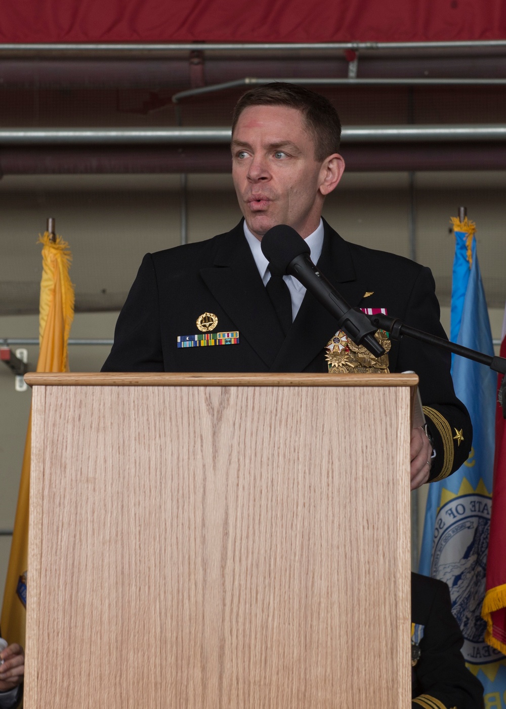 Naval Air Station Sigonella Holds Change of Command Ceremony