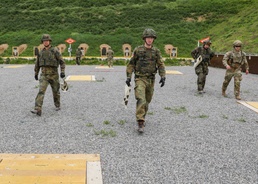 116th IBCT hosts shooting qualifications for German, Polish Soldiers