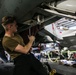 Abraham Lincoln Sailors conduct aircraft maintenance