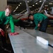 Abraham Lincoln Sailors conduct aircraft maintenance