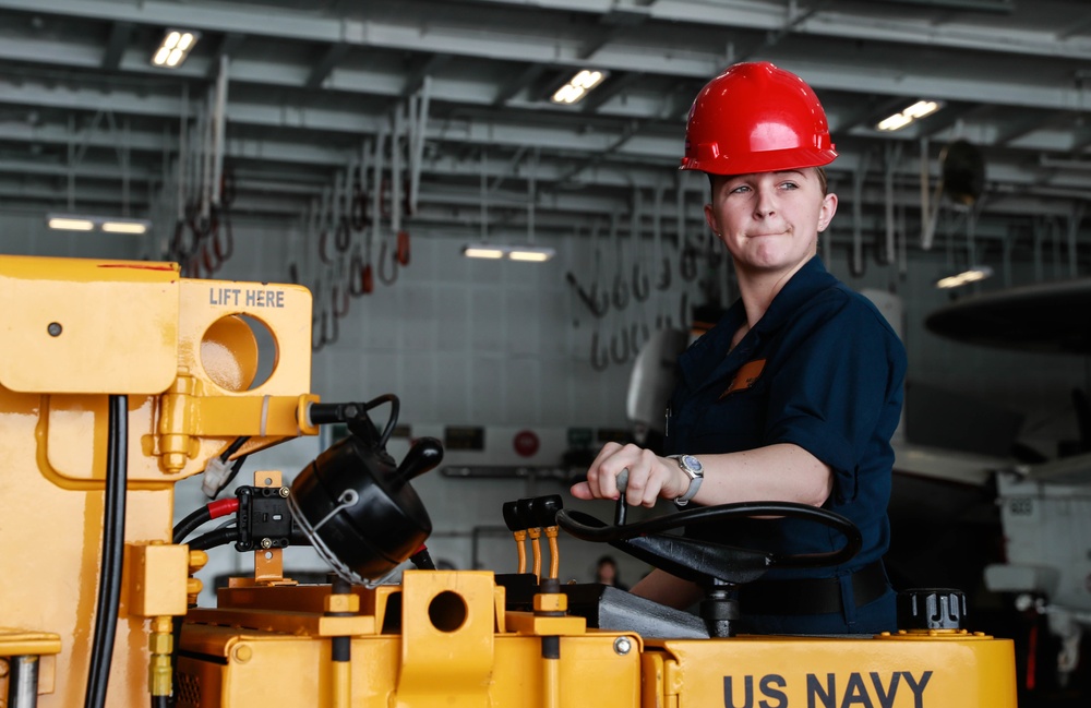 Abraham Lincoln Sailors conduct training