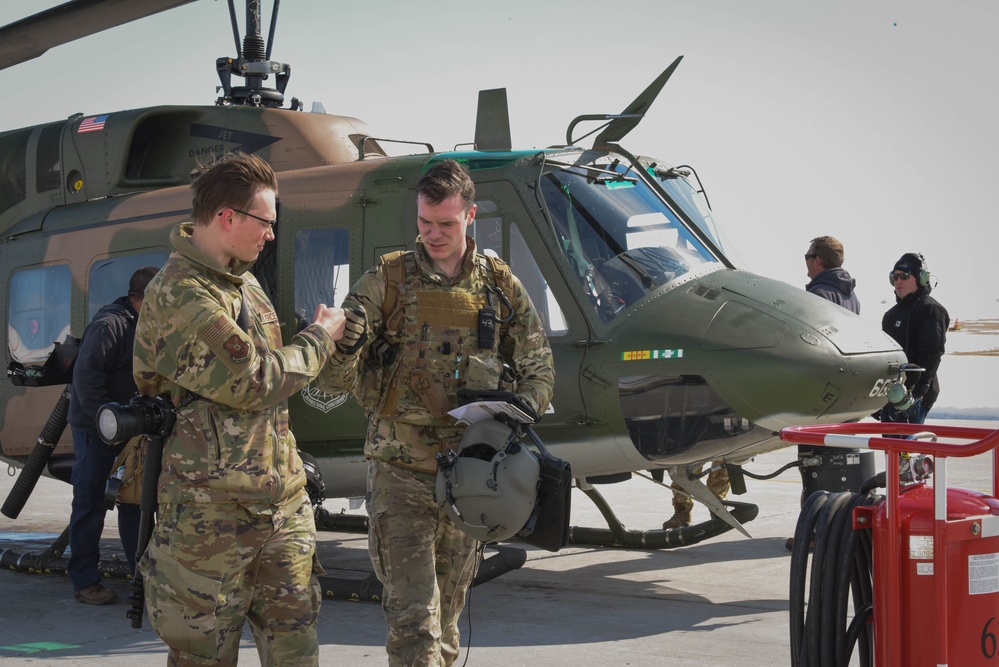 54th Helicopter Squadron Surveys Missile Field