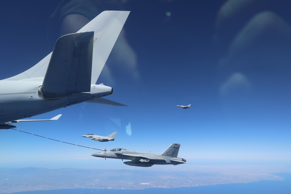 The Harry S. Truman Carrier Strike Group is on a scheduled deployment in the U.S. Sixth Fleet area of operations in support of naval operations to maintain maritime stability and security.