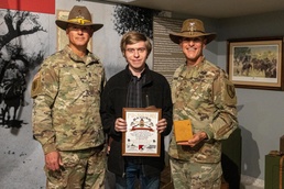San Jose student delivers cavalry artifact to 11th ACR