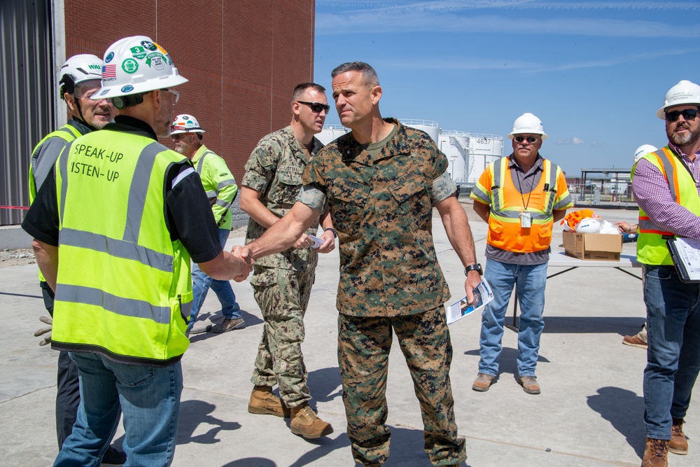 MCIEAST Commanding General visits MCAS Cherry Point