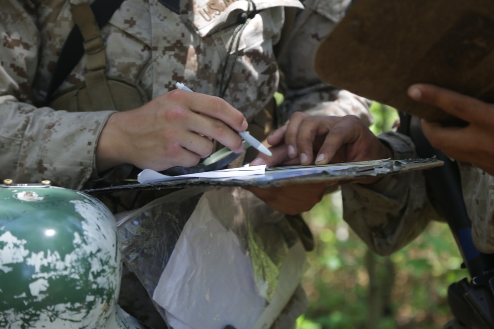 Alpha Company Land Navigation