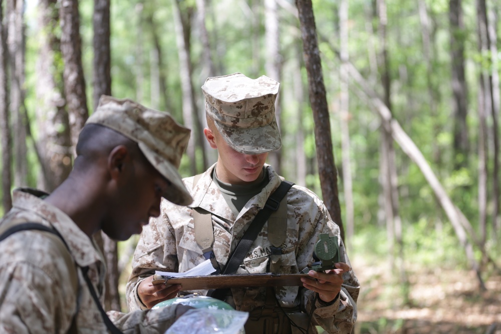 Alpha Company Land Navigation