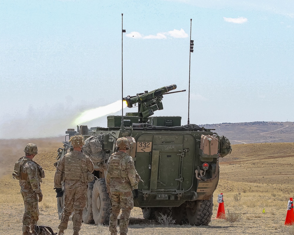 2nd SBCT live-fire exercise with CROWS - Javelin 2022