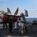 Abraham Lincoln conducts aircraft firefighting training