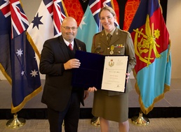 MEDCoE exchange officer earns Australian Conspicuous Service Medal