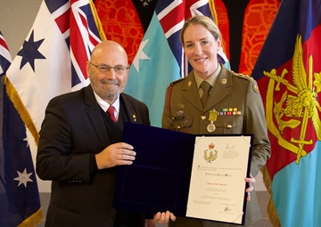 MEDCoE exchange officer earns Australian Conspicuous Service Medal