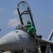 Abraham Lincoln Sailors conduct aircraft maintenance