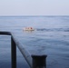 Abraham Lincoln mans the starboard boat deck