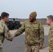 Col. John B. Mountford Visits with 1st Cavalry Division Ammunitions Specialists at Aerial Gunnery