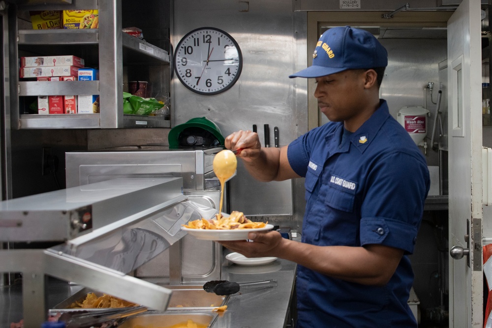 USCGC William Tate Works on Buoys on Delaware River