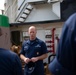 Master Chief Petty Officer of Coast Guard Reserve Visits USCGC William Tate