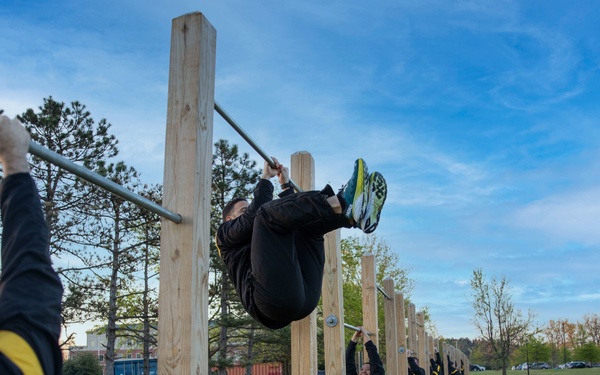 OCAR Celebrates Army reserve Birthday with leg tucks