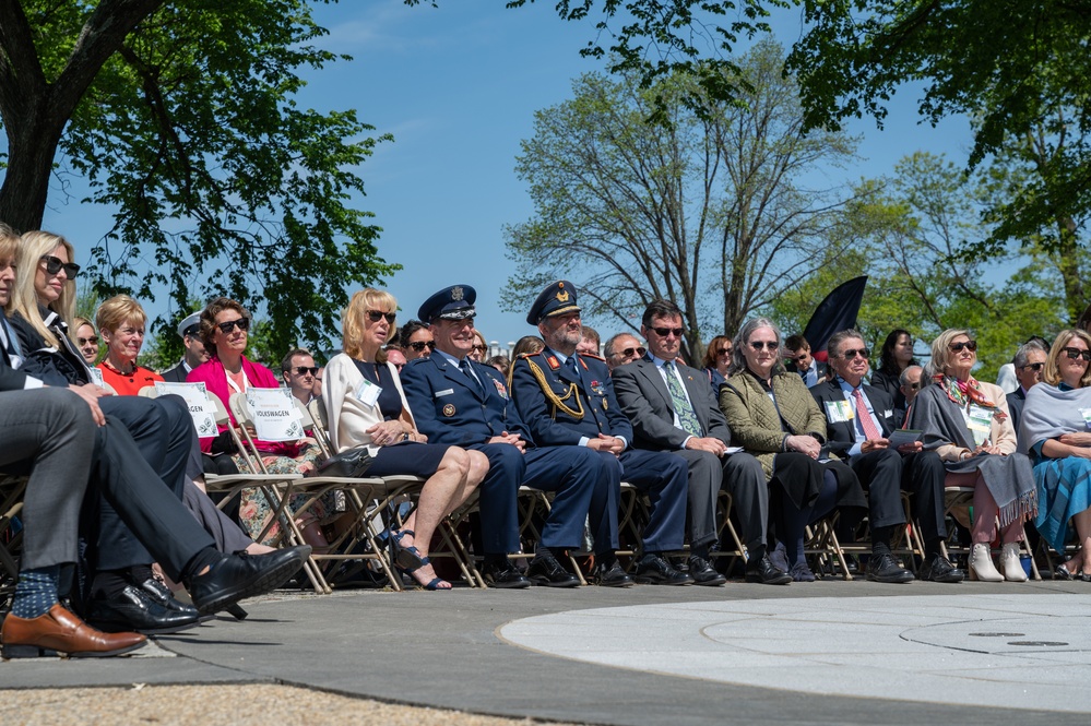 ANG Director Attends German American Friendship Garden Unveiling Ceremony
