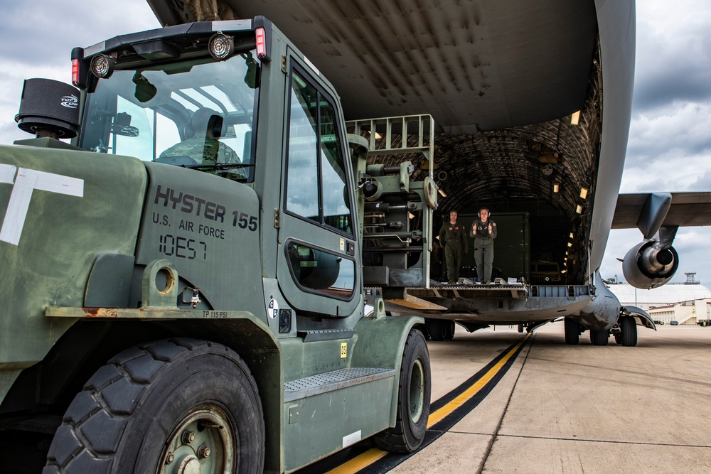 Task Force Red Mammoth lands at Kelly Field