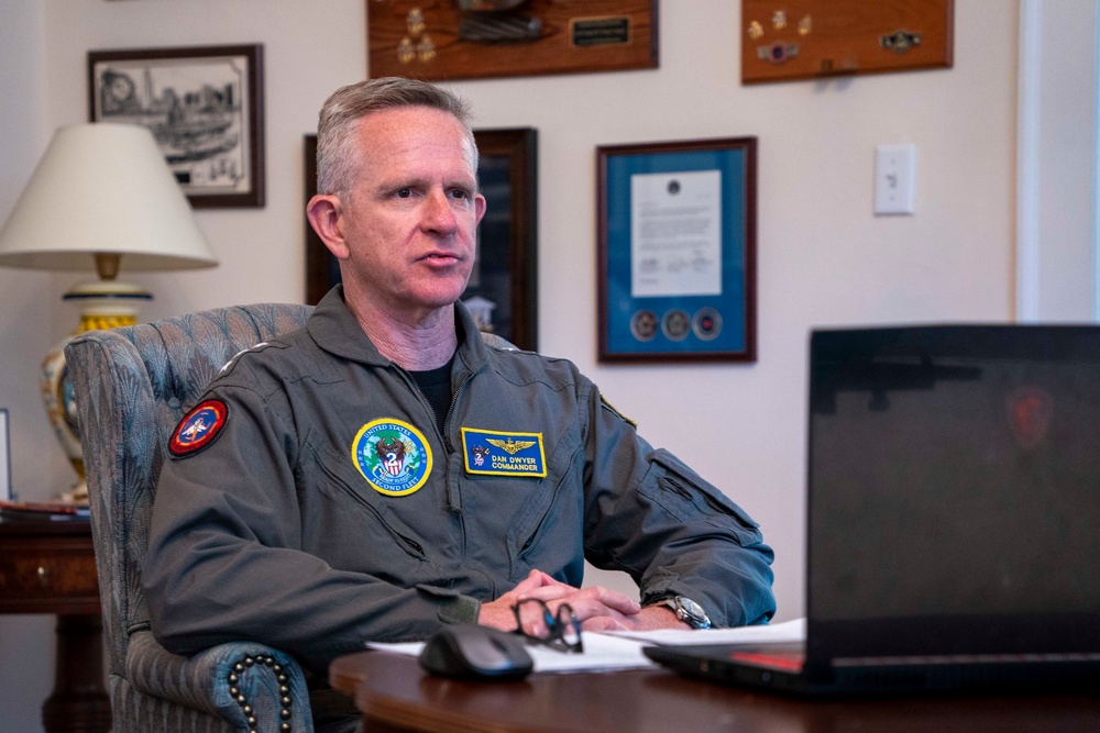 Commander, U.S. 2nd Fleet Vice Adm. Daniel Dwyer Virtual Media Availability