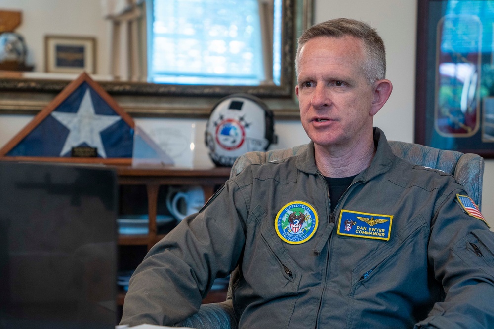 Commander, U.S. 2nd Fleet Vice Adm. Daniel Dwyer Virtual Media Availability