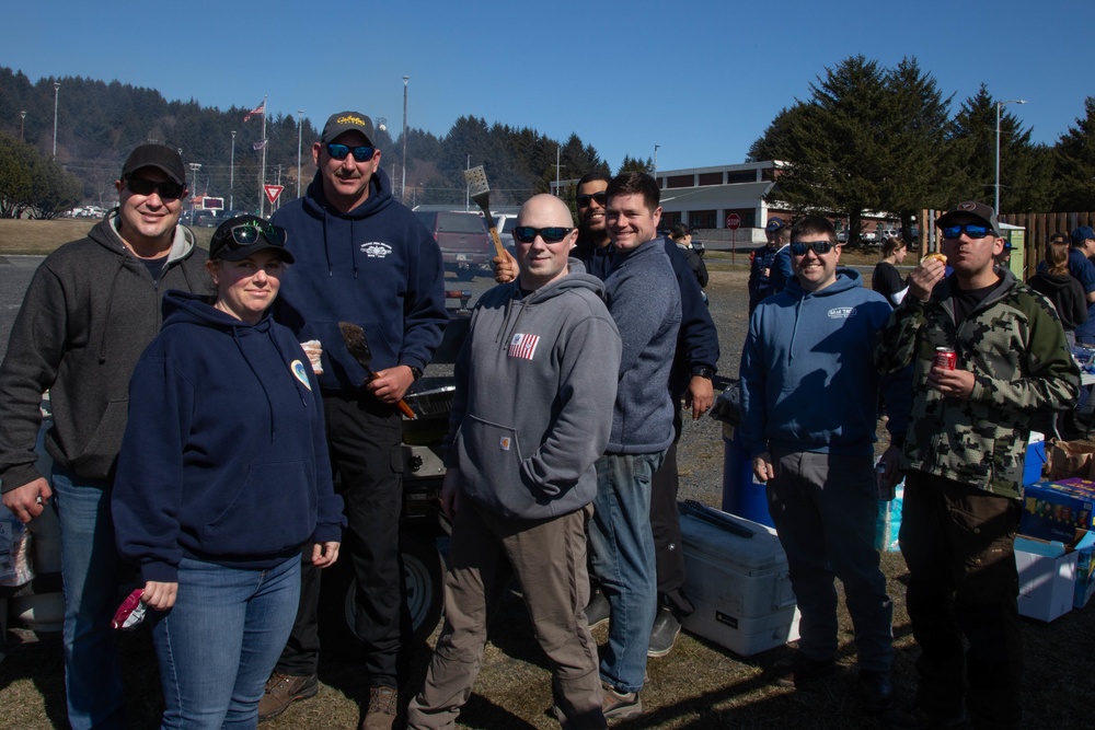 U.S. Coast Guard Base Kodiak Chiefs' Mess host morale event