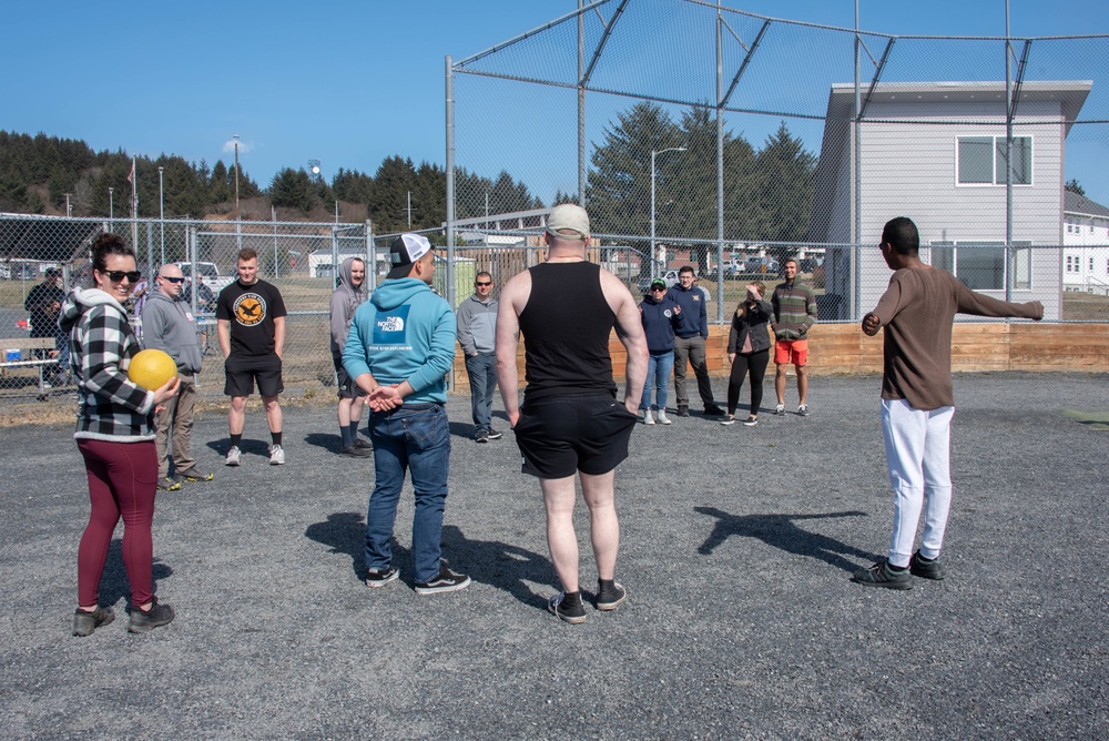 U.S. Coast Guard Base Kodiak Chiefs' Mess host morale event