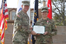 Maj. Gen. Maria B. Barrett Awards ceremony