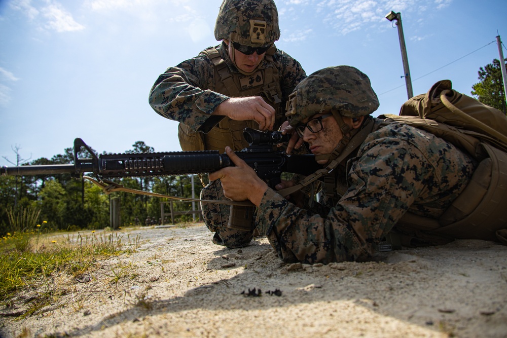 Engineer Support Company executes company defense range