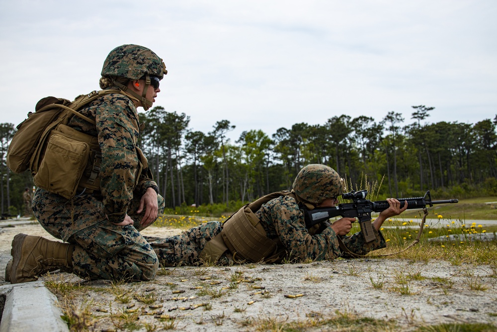 Engineer Support Company executes company defense range