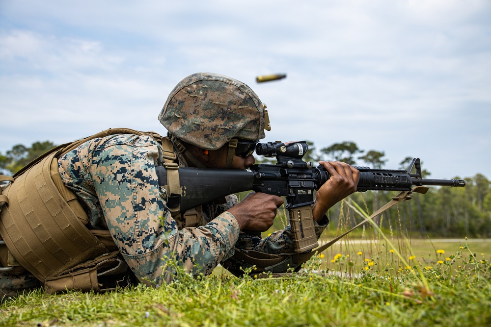 Engineer Support Company executes company defense range