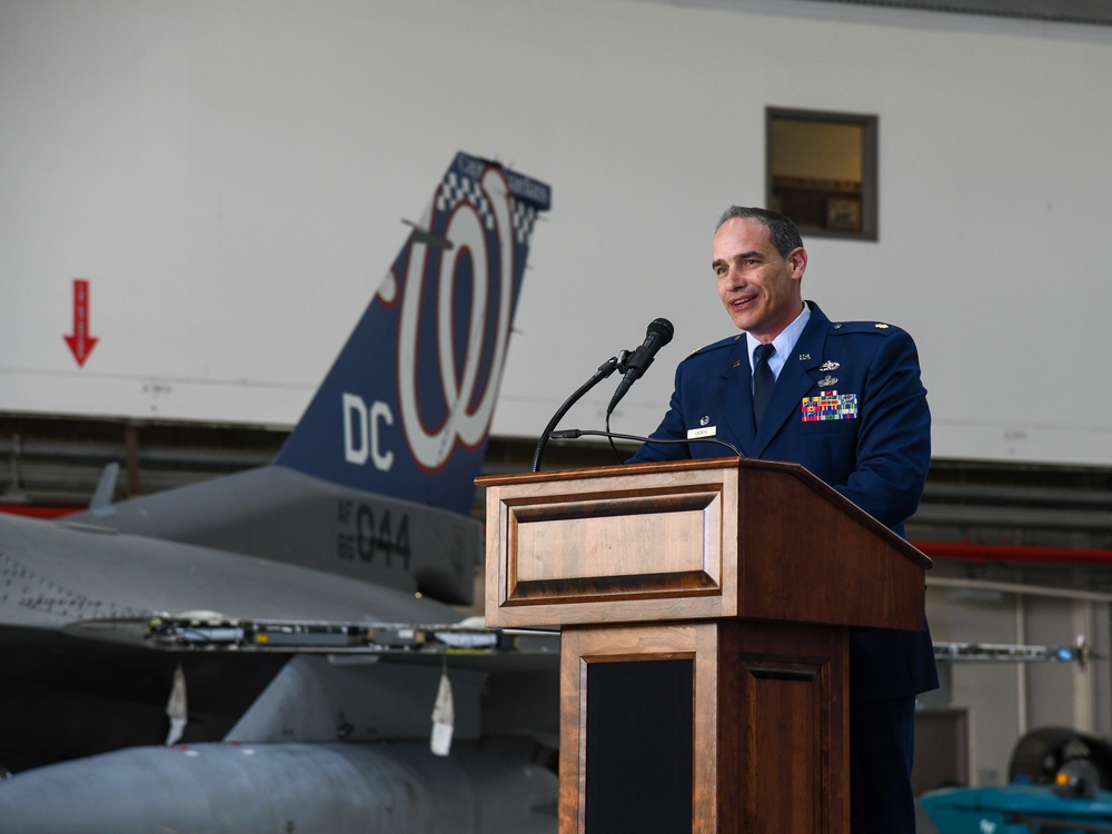 aj. Aaron J. Gadbois assumes command of 113th Maintenance Squadron