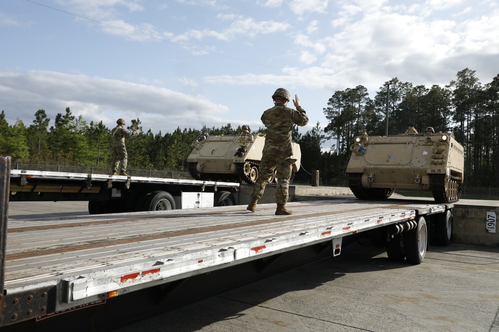 3rd Infantry Division divests M113 Armored Personnel Carrier for military assistance to Ukraine