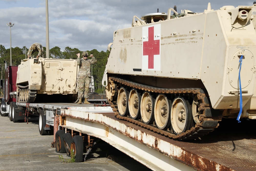 3rd Infantry Division divests M113 Armored Personnel Carriers for military assistance to Ukraine