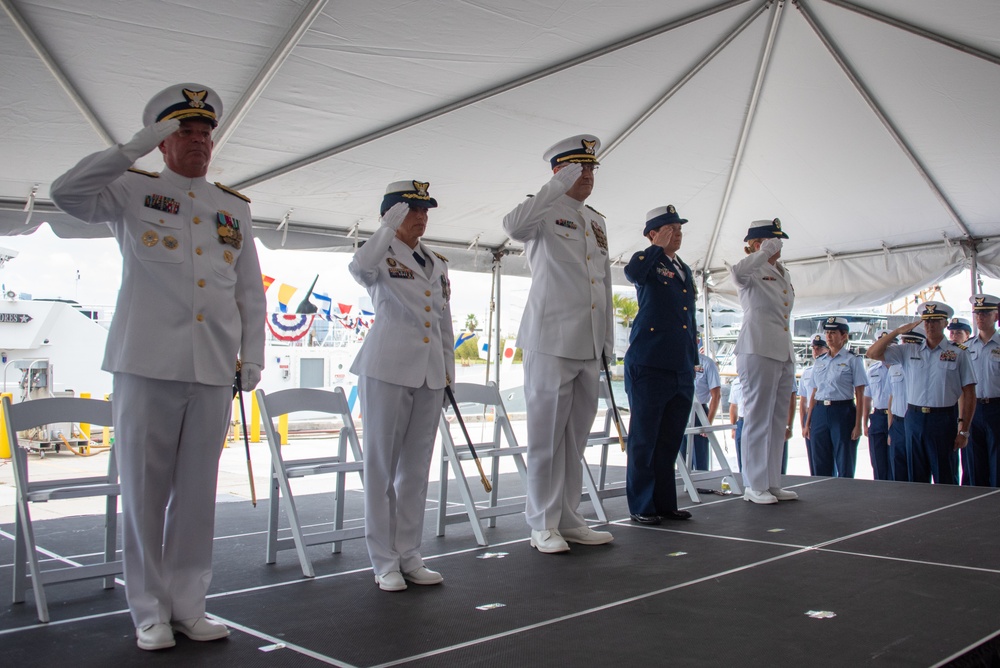 Coast Guard Sector Miami holds change of command ceremony