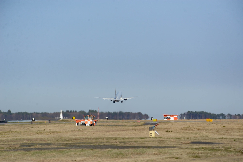Fighting Tiger P-8A Takes off from Misawa AFB