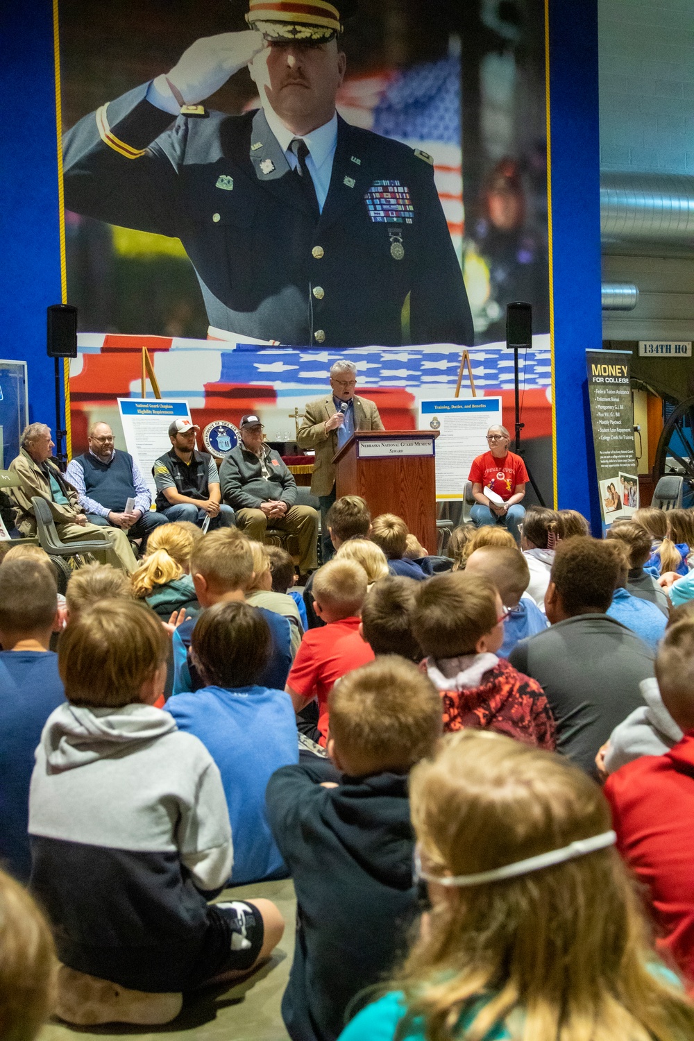 Community plants Arbor Day trees at Nebraska National Guard Museum