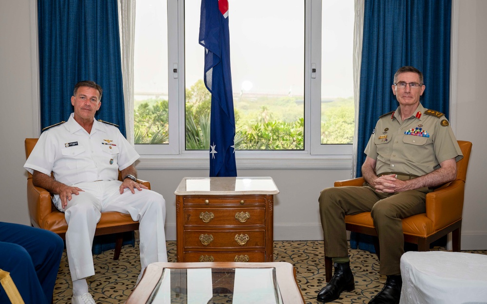 USINDOPACOM Commander Adm. John Aquilino travels to India for the Raisina Dialogue 2022