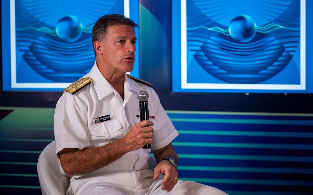USINDOPACOM Commander Adm. John Aquilino travels to India for the Raisina Dialogue 2022