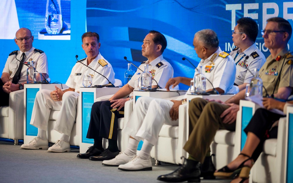 USINDOPACOM Commander Adm. John Aquilino travels to India for the Raisina Dialogue 2022