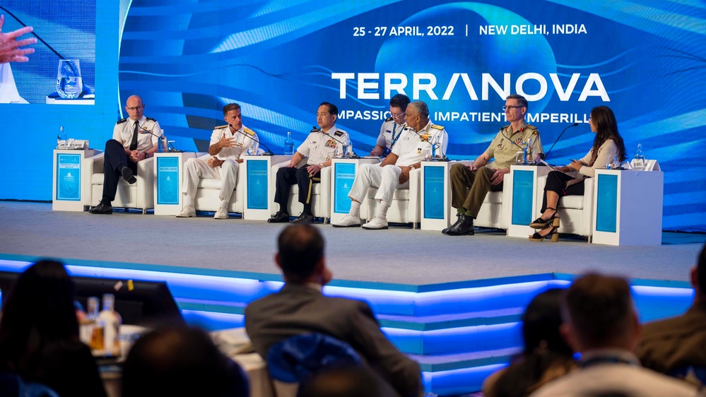 USINDOPACOM Commander Adm. John Aquilino travels to India for the Raisina Dialogue 2022