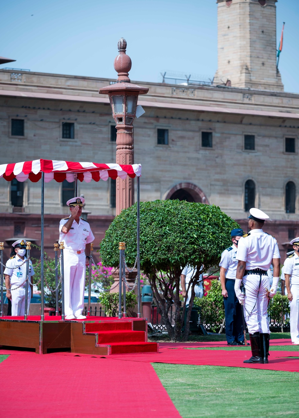 USINDOPACOM Commander Adm. John Aquilino travels to India for the Raisina Dialogue 2022